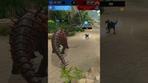 Сражения и победа, очень сложная битва, « Я играю в Jurassik world Alive « часть 1