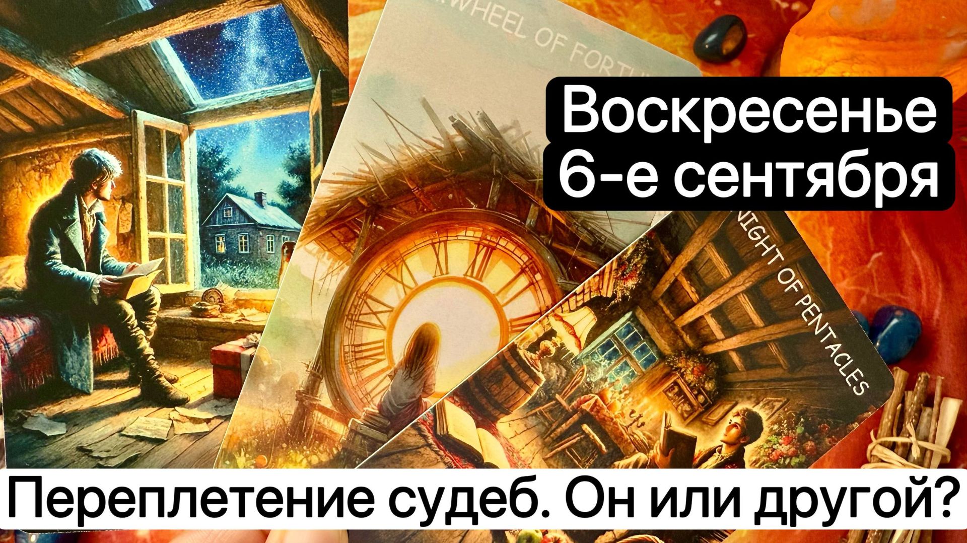 ВОСКРЕСЕНЬЕ 6 СЕНТЯБРЯ  | ПЕРЕПЛЕНИЕ СУДЕБ | РЯДОМ БУДЕТ ОН ИЛИ ДРУГОЙ? | Таро | Расклад | Гадание