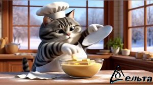 Рецепты от кота-Маркиза. Пирог-Ананасик.