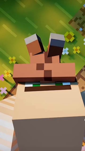 Голем устал работать. 😓 Смешная анимация от «Майнкрафта». 🤣🤣🤣