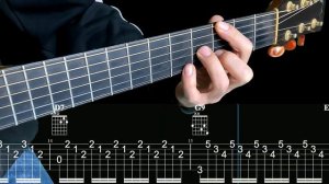 ИГРА АККОРДАМИ на Гитаре 005. Уроки Гитары. Аккорды и табы для Гитары Guitar B28