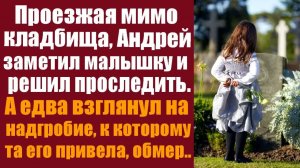 Истории из жизни. Слушать истории. Проезжая мимо кладбища, Андрей заметил малышку и решил проследить