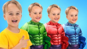 Крис превращается в Халка - Весёлая история для детей