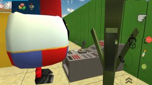 Чикен ган. Первый побег огромного петуха
#чикенган