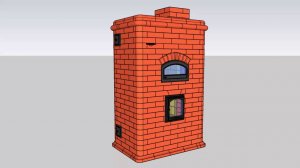 Печь подовая 3-4.5 кирпича.