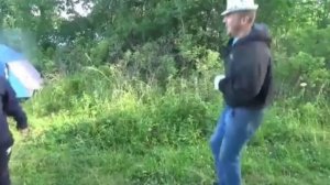 День рождение мамы на берегу озера.