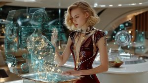 YEAR 2700 | Ultra-Futuristic AgriTech Mega-Drone Hovering Over the Farms of Tomorrow (Cinematic)