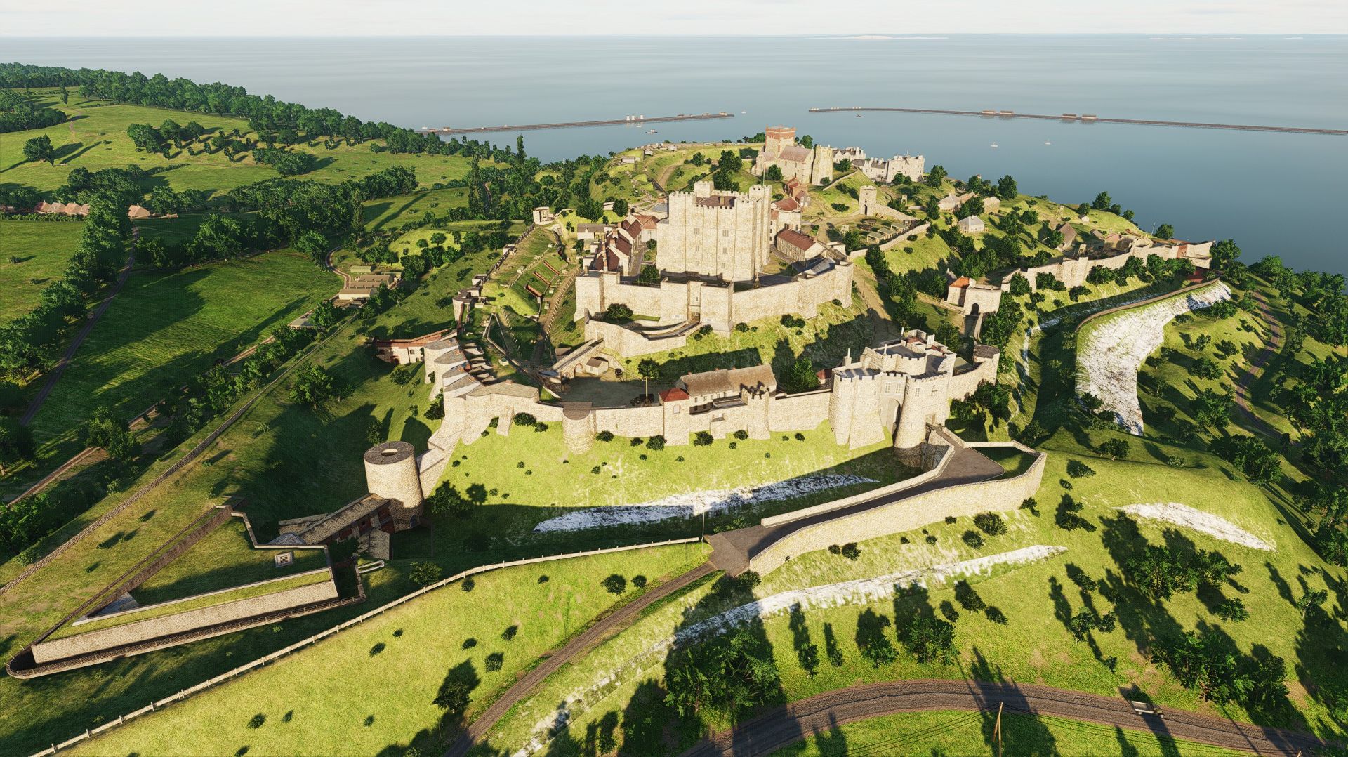 DCS: Normandy 2.0 - Dover Castle Willys Tour