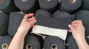 Обзор пряжи CARISIO от Vimar в чёрном цвете