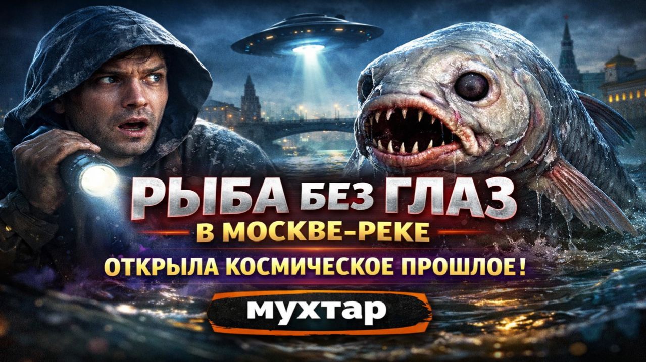 РЫБА БЕЗ ГЛАЗ В МОСКВЕ-РЕКЕ: МУХТАР ЧУЕТ АНОМАЛИЮ. Рыба без глаз открывает КОСМИЧЕСКОЕ ПРОШЛОЕ