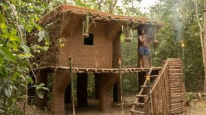 Строительство самого лучшего дома из глины, примитивными методами.