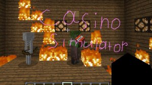 Майнкрафт, но я установил карту под названием "Casino simulator"