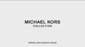 Показ женской коллекции Michael Kors весна-лето 2016