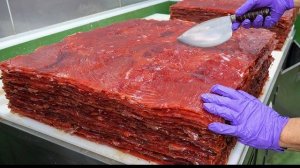 залипательная нарезка джерки. Тайвань