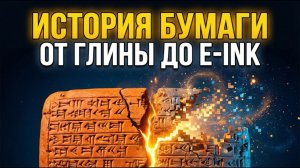 ИСТОРИЯ БУМАГИ: 5000 лет охоты за идеальным носителем.