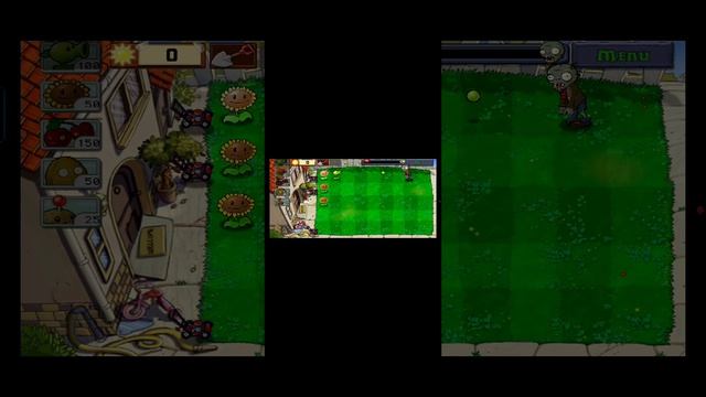 1 часть игры растения против зомби!