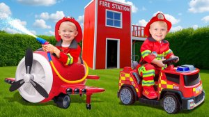 Маленький Адам пожарный  Учим правила безопасности