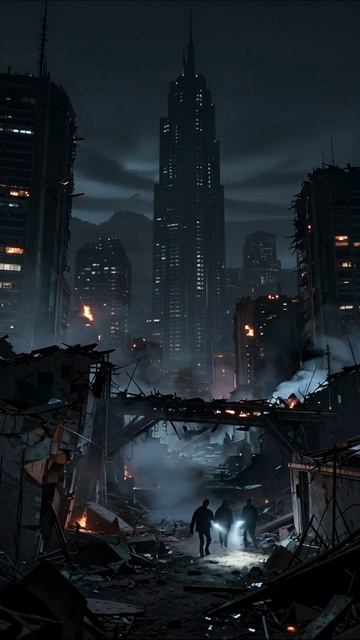 Заброшенный город: тайны разрушенного мира постапокалипсис мрачныйгород приключения