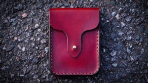 Как сделать чехол для игральных карт. Кожаный чехол для карт.