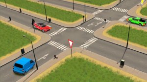 Кому из водителей разрешается выполнить поворот налево, на данном перекрестке?