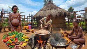 Приготовление местных африканских традиционных блюд в нашей семье. Жизнь в Кении