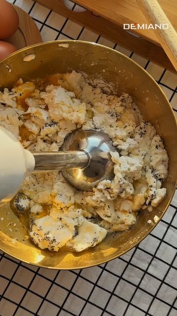 Высокобелковая творожная запеканка с маком 🍮