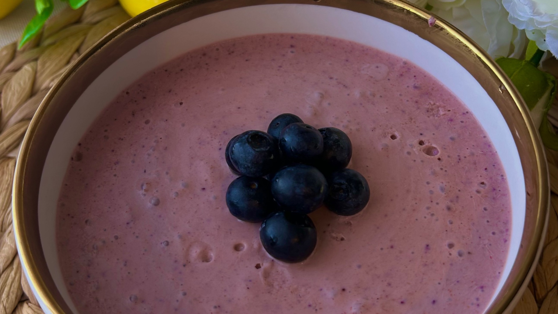 Ягодно-банановый мусс 🍓🍌