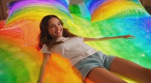 ЖЕЛЕЙНАЯ КРОВАТЬ: Волшебный сон и РАДУЖНЫЙ релакс ✨🌈