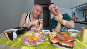 Мукбанг вредные и ПОЛЕЗНЫЕ запреты! Девочки, изучайте МАТЧАСТЬ! Болтаем УГОРАЕМ и семейный обед