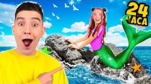 Влад А4 Риви Стала РУСАЛКОЙ ! В ИГРЕ МАЙНКРАФТ