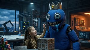 РАДУЖНЫЙ ДРУГ СИНИЙ из РОБЛОКС преследует нас! Сможем ли мы от него спрятаться?