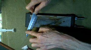 Заточка ножа песчаником и яшмой - быстро и качественно