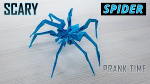 БЕЗУМНЫЙ реалистичный паук-оригами, который выглядит живым