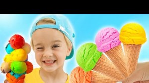 Крис и его друзья готовят мороженое