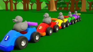 Песни «Колеса на автобусе» и «Пять маленьких утят» - Яйца-сюрпризы - Детские стишки и песенки