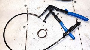 Как работают клещи для снятия пружинных хомутов