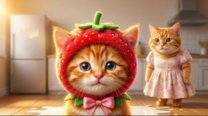 Нежный голос мамы-кошки превращает слезы котенка в храбрую улыбку