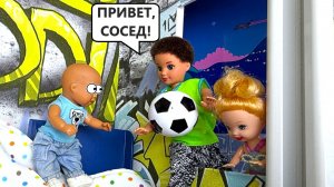 ПРИВЕТ! СОСЕД 😁🖖Катя и Макс веселая семейка! Куклы Барби в реальной жизни, веселые истории