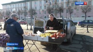 Первая сельскохозяйственная ярмарка года прошла в Йошкар-Оле