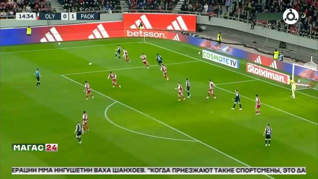 Магомед Оздоев претендует на звание лучшего игрока месяца в греческом 