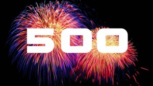 Вы сделали это! 500 подписчиков, спасибо!