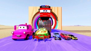 Большой и маленький полицейский автобус