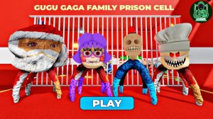Семья Гугу Гага сбегает из тюрьмы! Игровой процесс #roblox #obby