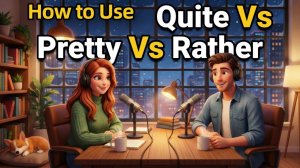 “QUITE, PRETTY & RATHER” in Everyday English | Daily English Conversations | English Podcast