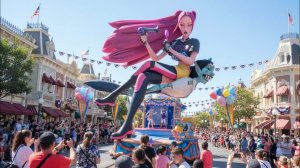 Персонаж K-Pop Demon Hunter на параде! Эпичное появление! РЕАКЦИЯ