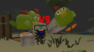 я против 3 зомби