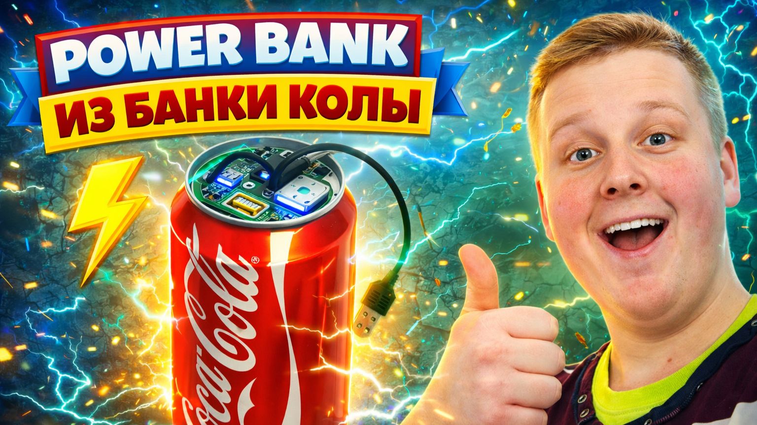 Pawer bank из банки колы смотреть онлайн