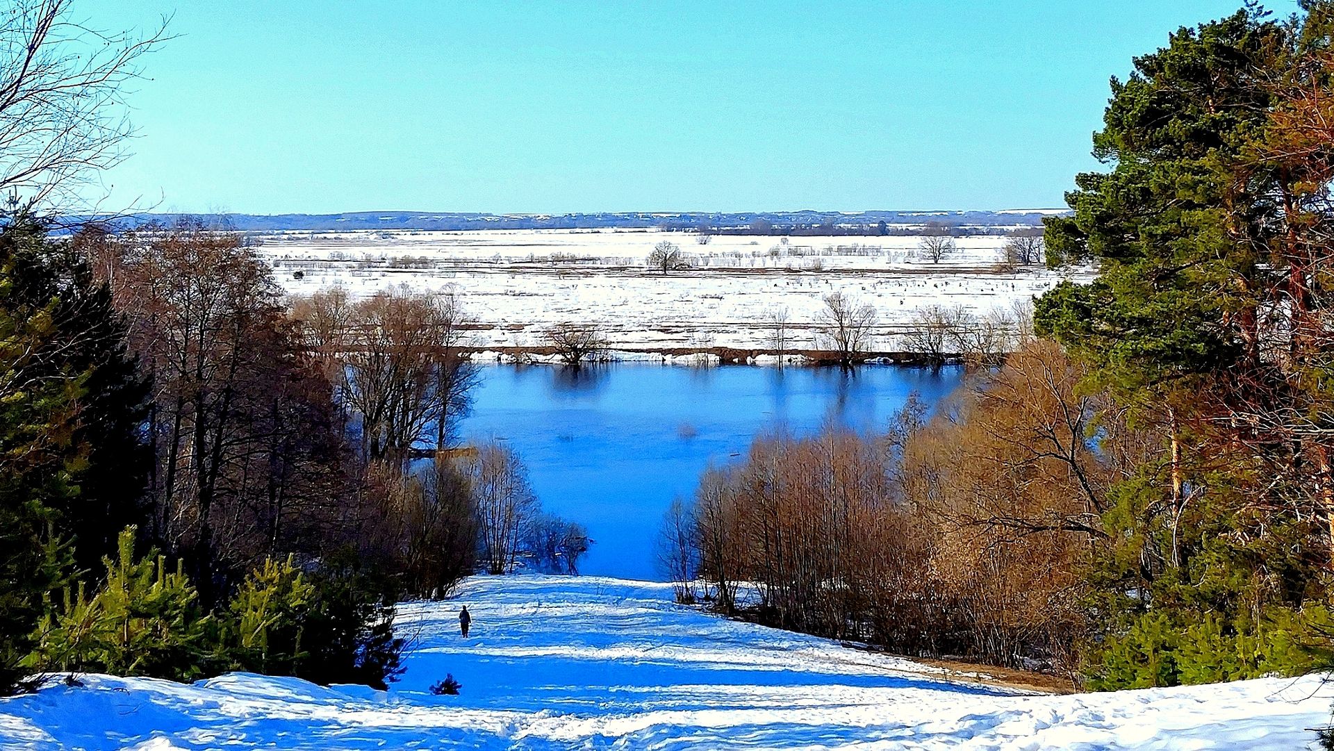 НАЧАЛО РАЗЛИВА В РЯЗАНИ (СОЛОТЧА)