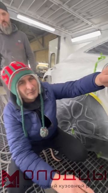 Окрас переходом по матовому лаку