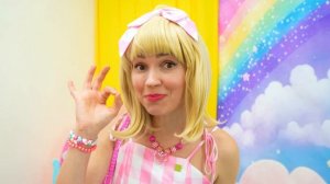 Nastya and friends at the indoor playground